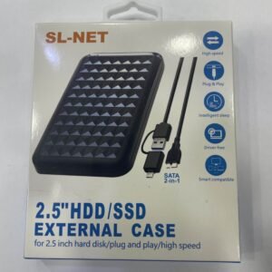 Boîtier externe (rack) 2.5" HDD/SSD USB + Type C