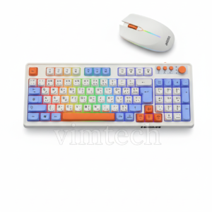 Combo Clavier + Souris PRIME Sans Fil Rechargeable KM03 RGB