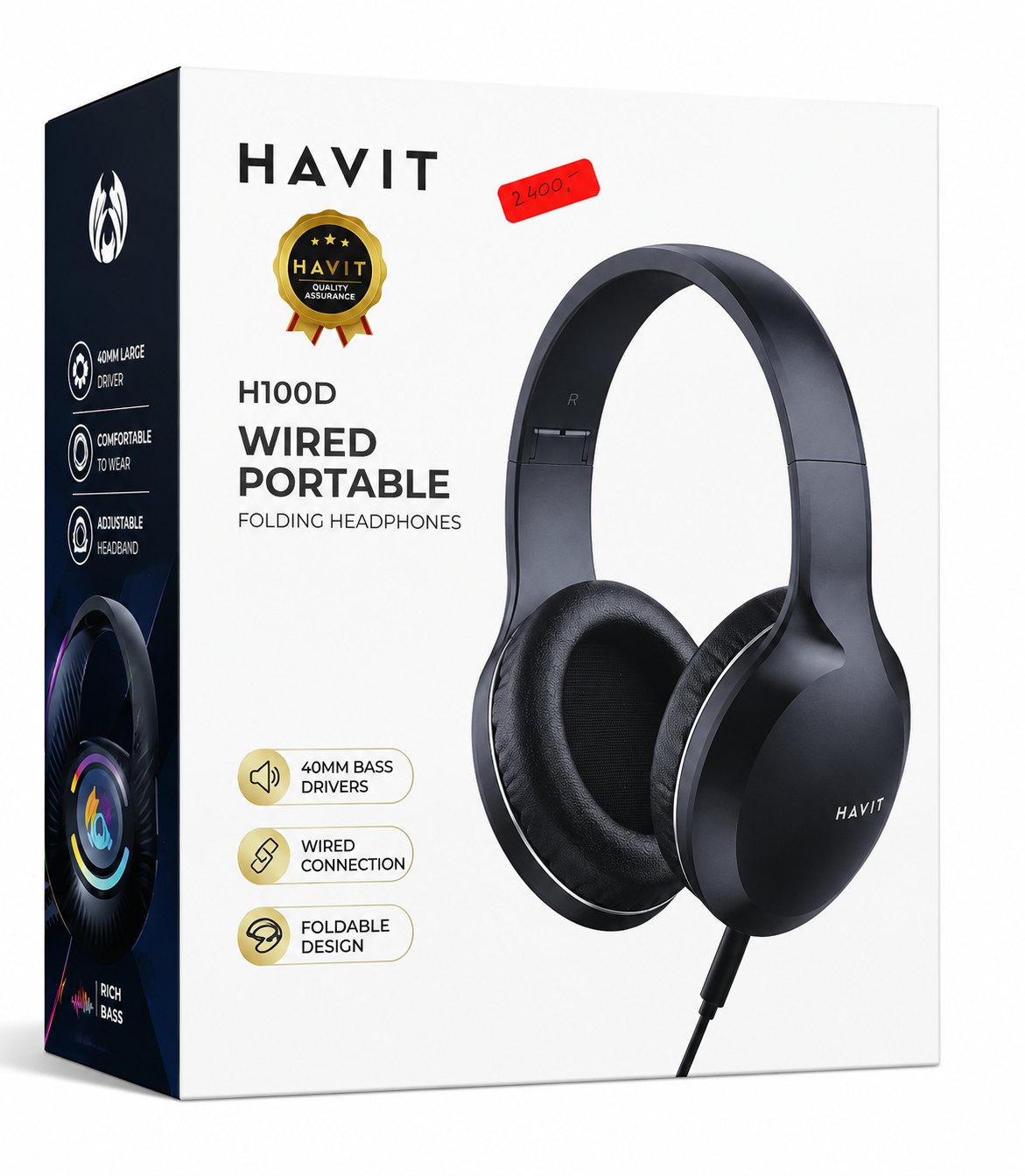 HAVIT H100D – Casque Audio Filaire