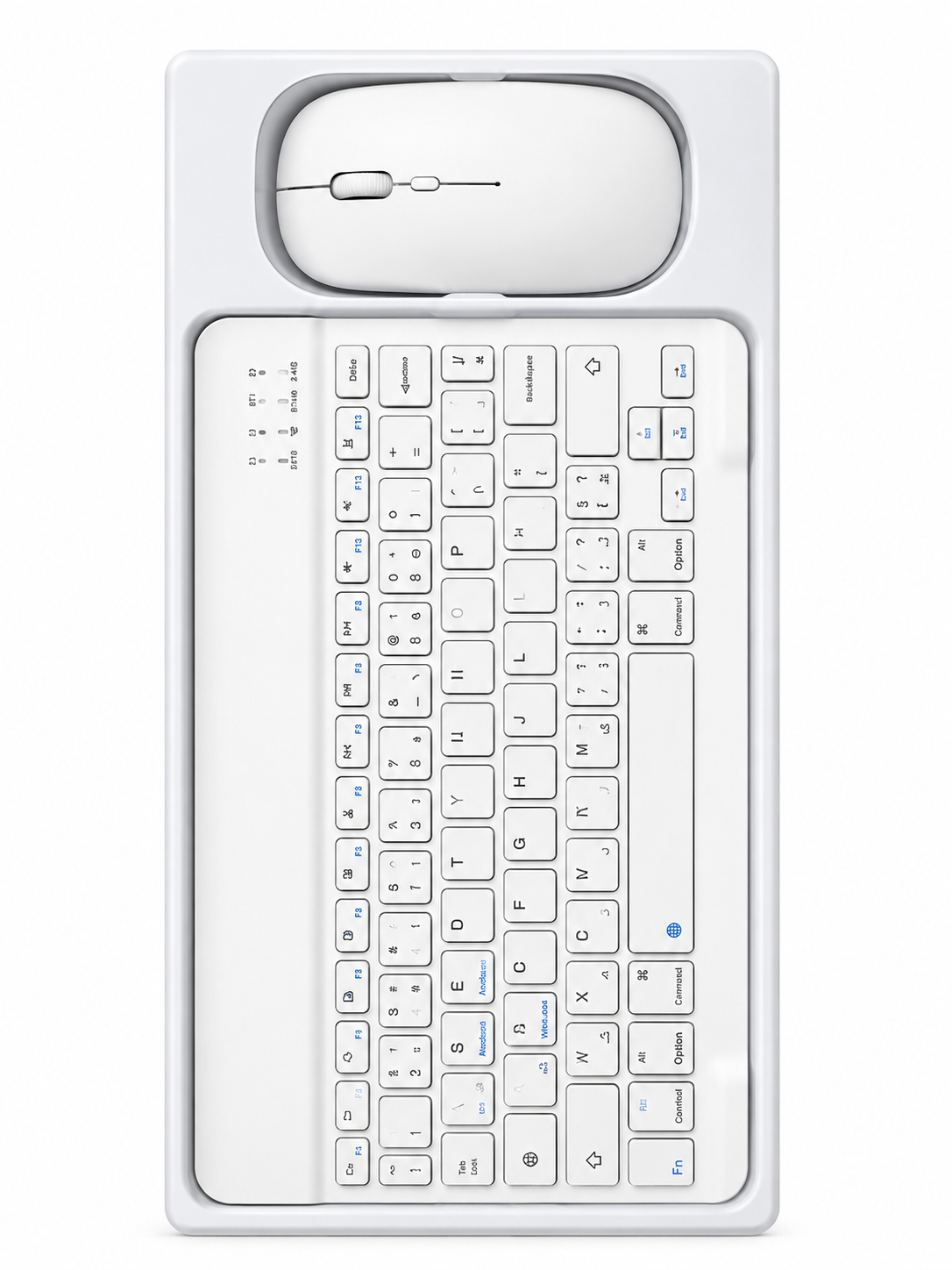 Combo Clavier + Souris Bluetooth – Pour Tablette & Téléphone